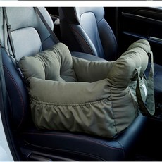 車用狗窩寵物安全座椅 適用M號, 軍綠色, 1套