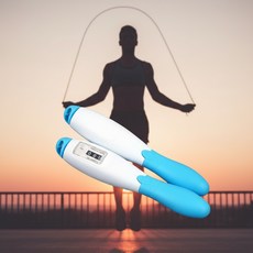 성인용 와이어 줄넘기 숫자 카운팅 체력 단련 홈트 쓱템, 1개
