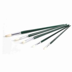 유화용 원형 필붓 14호 낱개 포장 회화붓