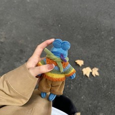 스폰지밥 비키니시티의 엉뚱한 친구들 인형옷 선물, 아기 미 포함, 스웨터+팬츠+목도리 세트-인형 제외
