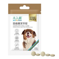 【木入森】 - 寵物潔牙零食 控制牙垢, 1個, 犬寶固齒麗潔牙錠30顆*1袋