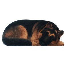 까마느 3D 강아지 고양이 방석 매트 바닥 욕실 주방 침실 베란다 현관 미끄럼방지 귀여운 다용도, H