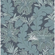 꽃무늬 벽지 수입 유럽풍 거실 시트지 빈티지 엔틱, 실버