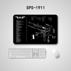 프린 부품 다이 램 및 지침이 된 청소 매트 마우스 패드 AR15 AK47 GL 1911용 Armo rs 벤치 수리 빌드 도구
