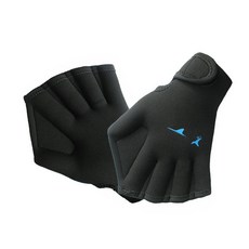 물 성능 향상을 위한 2lot Versatile 수영 장갑 웹드 수영 장갑 대형 웹드 수영 장갑, 블랙이에요.