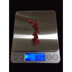 紅珊瑚擺件 海洋風格裝飾 獨特紋理 居家辦公室擺飾 8.09克, 紅珊瑚, 1件