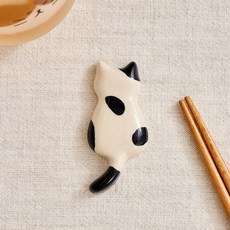 _ L 우리집뚱냥이 뒤태수저받침 젖소냥_NK2326053