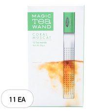 프리미어스티 실버 매직 티완드 코랄 머스캣 허브차, 2.5g, 12개입, 11개