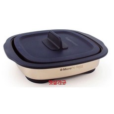 타파웨어 전자레인지 스마트그릴 렌지 오븐요리 오븐용기, 고능력 전자레인지 낮은발, 1개, 1cm