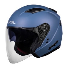 SOL SO-7E 消深藍 半罩式安全帽 3/4罩 開放式安全帽 內墨鏡 雙鏡片