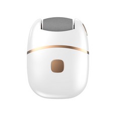 新款電動磨腳器充電款 白色機身附3個磨頭, 1個, 白色 一個機子 3個磨頭