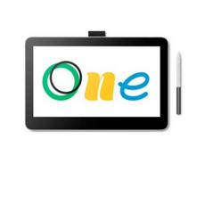 와콤 원13 터치 액정 타블렛 DTH134, 화이트+블랙