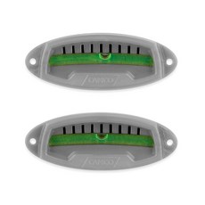 캠코 캠핑카 /RV T 레벨 - 전면에서 후면으로 /측면에서 측면으로 RV 레벨링 기능 나사 또는 접착 테이프를 사용한 간편한 설치 측정값 1.625 u201D x 2.25 0.5