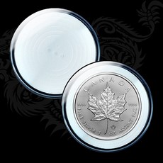 코인 스펀지링 캡슐 실버 주화 메이플 이글 캥거루 필하모닉 은화 금화 투명 케이스, 화이트