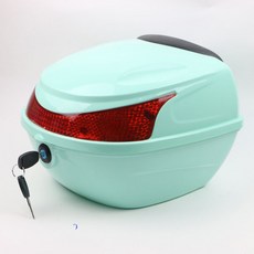 짐받이 바구니 작은 전원 자전거 꼬리 상자 전기 자동차, 타입1 하늘색, 1개