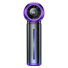 MIBELI 휴대용 선풍기 GF04 146.5 x 63.5mm, 퍼플