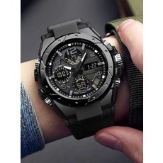 전자시계 가드 운동 트윈 전자손목시계 벽시계 욕실시계 20대 남성용시계 등산시계 오렌지 디지털전자시계 음성, 1개, 692 전기 도금 금색 시계 철 상자