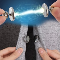 장만A758 커텐 고정용 자석홀더 버튼 2쌍 모기장 방충만 청바지 의류 단추 omn*274en