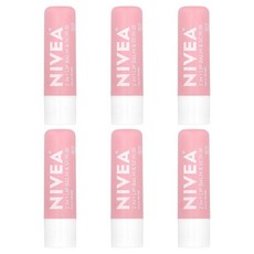 Nivea 니베아 와일드 로즈 립밤 앤 스크럽 4.8g 6개