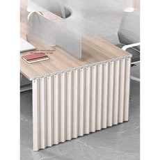 책상하부가림막 커튼 다리 가리개 낮은 파티션 사무용 1. 오프화이트/60x50cm, 6. 트랜퀼리티블루/70x50cm