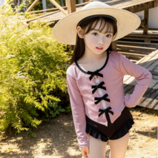 발레리나 여아수영복 아기원피스 수영모세트 프릴