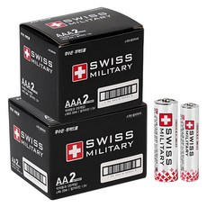 瑞士軍用 AA 20p + AAA 20p 電池組, 1組