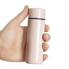 르웨이 휴대용 316 스테인리스 보온 보냉 가벼운 미니 텀블러 125ml, 1개, 핑크