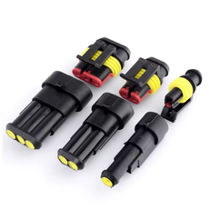 자동차 방수 하네스 커넥터 플러그 전선 배선 연결 전원 케이블 단자 암수세트 (A1015), 1 PIN