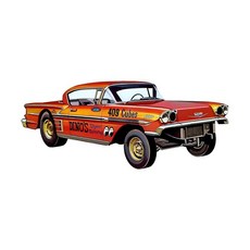 ECLATIS AMT 1958 쉐보레 임팔라 하드탑 알라 1:25 스케일 모델 키트 291286, 1958 Chevy Impala Hardtop Ala