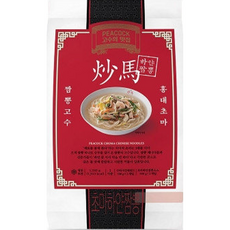 피코크 초마 하얀짬뽕 1280g(2인분) 냉동 수타식 중화면 짬뽕 고수, 2개, 1.24kg