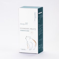 DEEPURE 淨森林 官方授權 洗碗機專用環保洗碗錠60入/盒 2盒組【方塊國際】, 1個