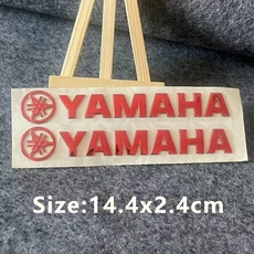 Yamaha 스티커 3D 로고 오토바이 탱크 데칼, 01 Red Small
