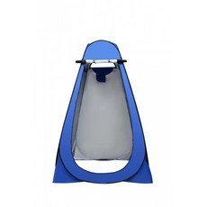 난방 텐트 1인용 보온 침대 방한 원터치, 1개, 90도 넓은 블루 창 싱글