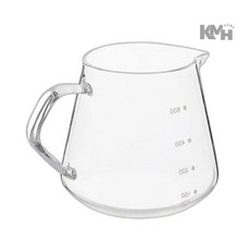 커피서버 드리퍼, 상세설명, 1개, 600ml