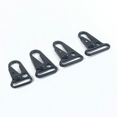 버클 고리 슬링 클립 후크 블랙 카라비너 캠핑 22mm, GS캠핑고리 블랙, 1개