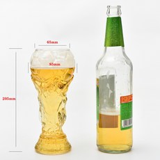 創意高硼硅大力神杯啤酒杯酒吧大容量玻璃杯精釀小麥扎啤杯, 1個