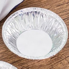 알루미늄 달걀 타르트몰드 제빵 원형 은박타르트컵 50개