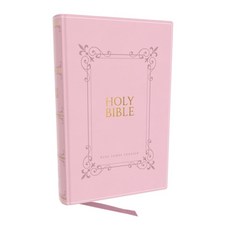 (영문도서) KJV Holy Bible Large Print Center-Column Reference Bible Pink Leathersoft 53 000 Cross Refe... Imitation Leather, Thomas Nelson, English, 9781400341894