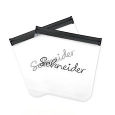 슈나이더 다회용 실리콘 보관백 2개묶음 SNK-YC03O, 2개