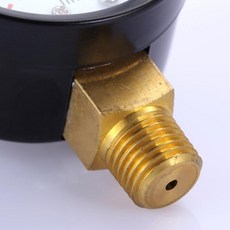 50mm 이중 스케일 압력 게이지 0~-30nhg 0~-1Bar 진공 마노미터 물 연료 액체용, 01 빠른  Mainland
