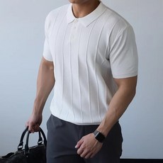 男士短袖Polo衫 冰絲涼感 修身舒適