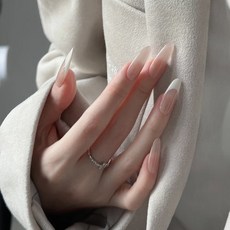 穿戴甲高級感秋冬閃鑽蝴蝶手工美甲甲片辣妹穿戴式指甲片, 1個, BY2305舉止高雅:預製甲條#30片/板