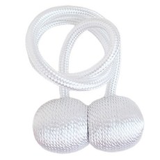 민스리빙 볼 마그네틱 커튼 타이백 자석 고정끈 45cm, 백화이트볼, 2개
