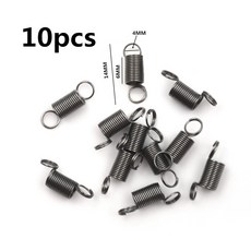 스테인리스 스틸 소형 장력 용수철 후크 포함 DIY 길이 6 mm ~ 30mm 스트레치 10 개