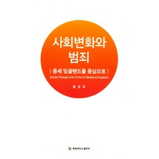 사회변화와 범죄:중세 잉글랜드를 중심으로, 충북대학교출판부