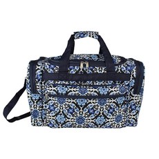 World Traveler Feel Good Prints 48.3cm(19인치) 더플 백 겨울 꽃