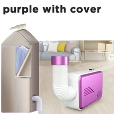 휴대용 건조기 마이크로 가정용 드라이어 신발 이불 블로워 의류 멀티기능, EU, GY03-Purple Cover, 상세설명참조