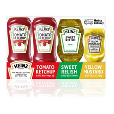 하인즈 토마토 케찹 2+스위트 랠리쉬 +옐로우 머스타드, 1개