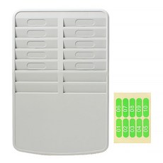 10인용 출퇴근기록 카드함 케이스 카드보관함 카드 꽂이