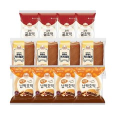 롯데제과 씨앗호떡 97g x4개+클래식카스테라 85g x4개+꼬마 꿀호떡125g x4개, 상세설명 참조